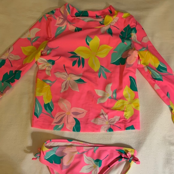 Carter's Pink Sea Life Rashguard Set - Picture 2 of 5